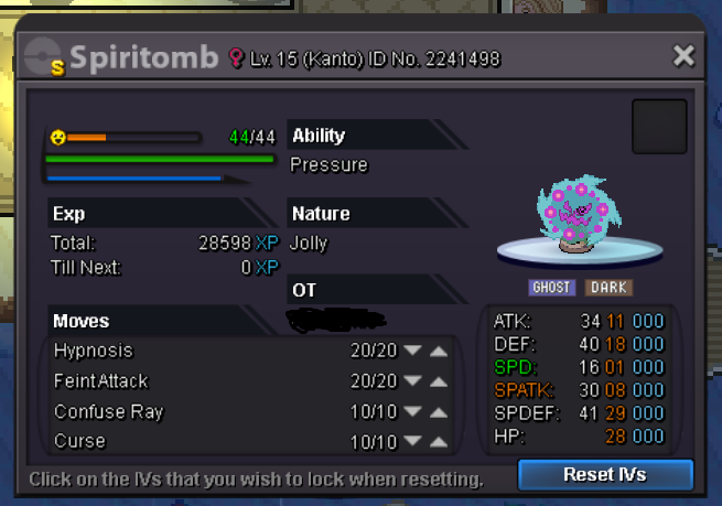 Pokemon 2442 Shiny Spiritomb Pokedex: Evolution, Moves, Location