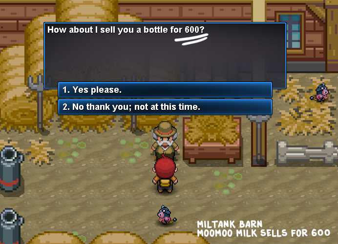 MooMoo Milk Pricing [IMPLEMENTED] - Suggestions - Pokemon Revolution Online