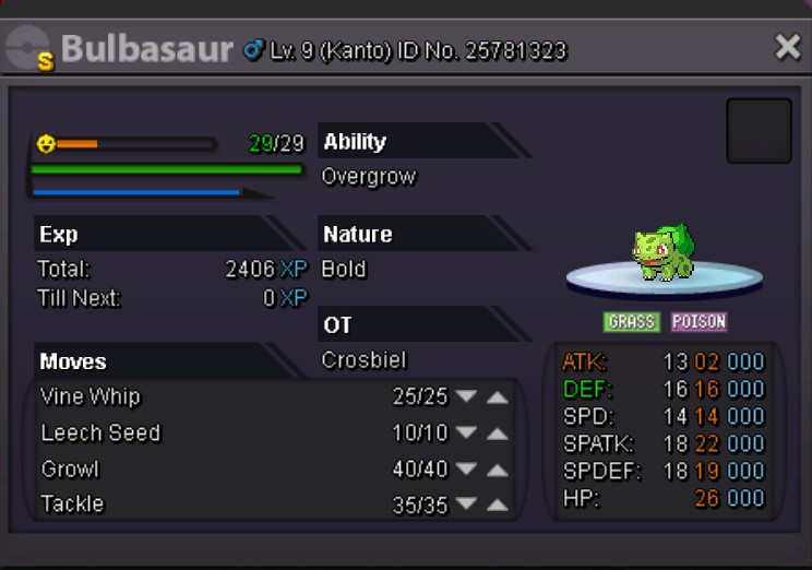 4] Shiny Bulbasaur in Soul Silver after 4,805 SR's : r/ShinyPokemon