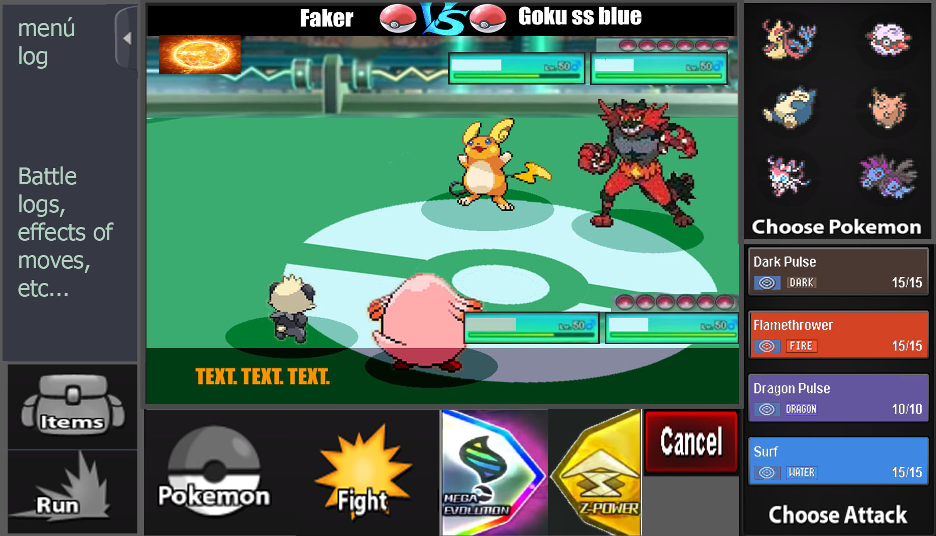 Fixed Attack Button on Battle UI - Provide Ideas & Feedback - Pokémon  Vortex Forums