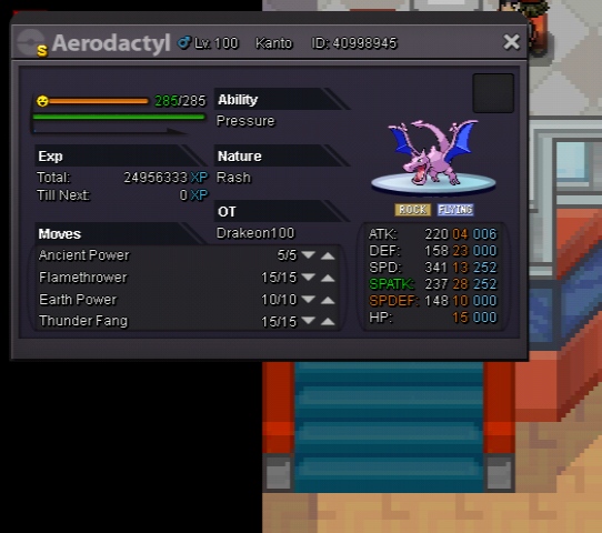 Wts/Wtt shiny Aerodactyl - Shiny and Special Pokémon - Silver