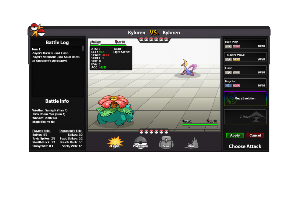 Fixed Attack Button on Battle UI - Provide Ideas & Feedback - Pokémon  Vortex Forums