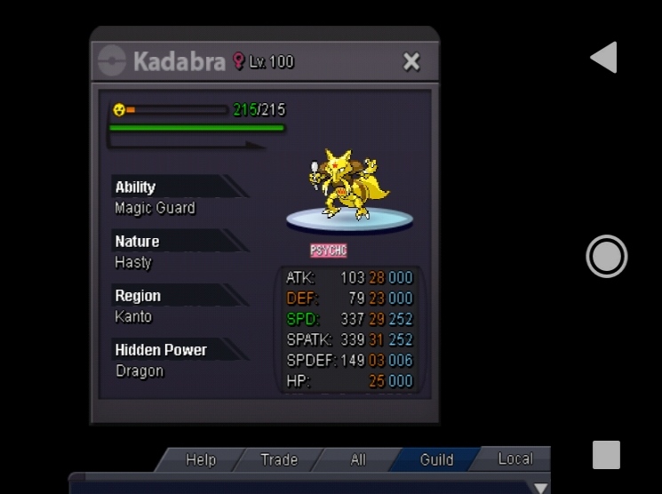 Help me please] Traded but not evolution (Kadabra to Alakazam) - General  Support - Pokemon Revolution Online