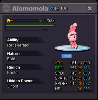 Sold Alomomola - Selling Pokémon - Gold - Pokemon ... - 377 x 385 png 69kB