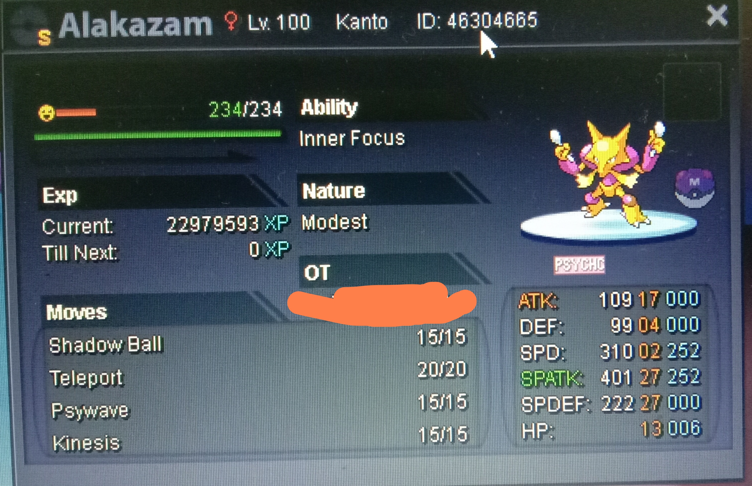 Shiny Alakazam 