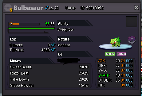 WTS shiny bulbasaur - Shiny and Special Pokémon - Silver - Pokemon