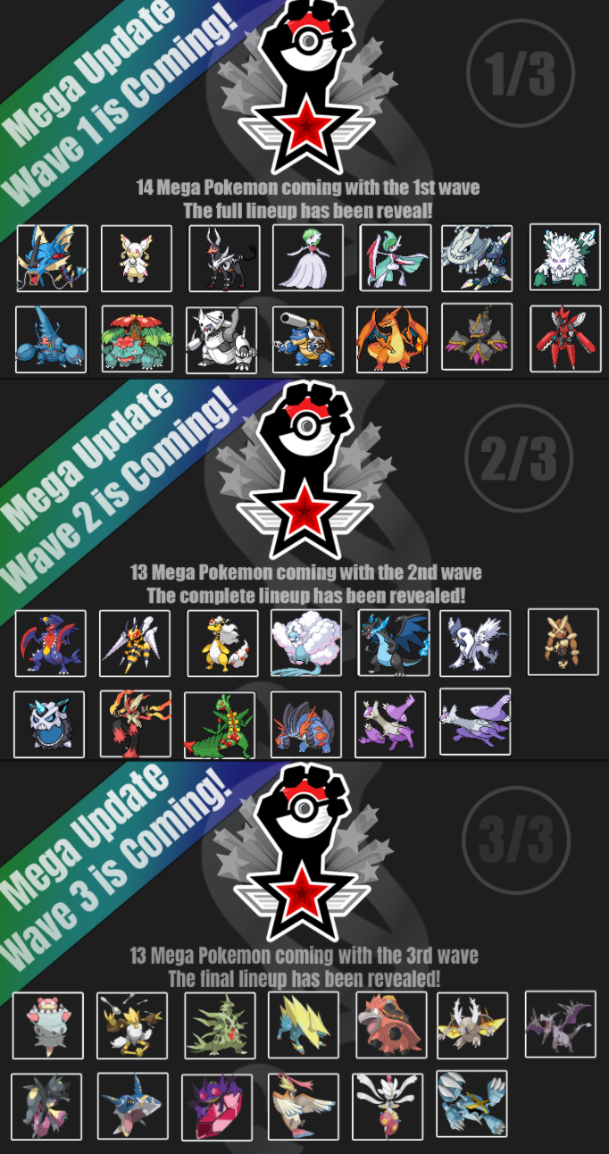 Pokedex With Alola forms & Megas For The Update - Suggestions - Pokemon  Revolution Online