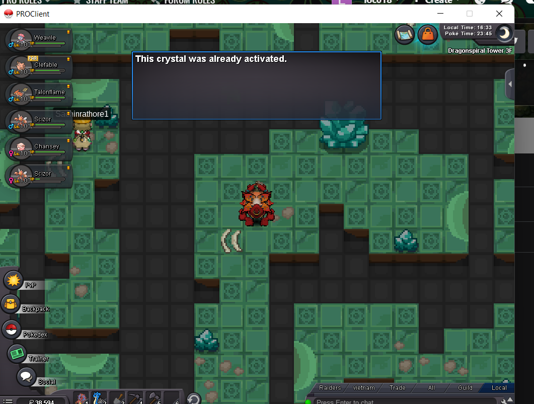 stuck-at-dragonspiral-tower-3f-mapping-bugs-pokemon-revolution-online