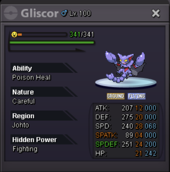 [CLOSE] PvPable Careful Gliscor - Selling Pokémon - Gold - Pokemon ...